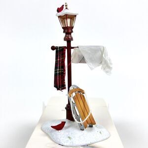 Lamppost Sign Winter Park Christmas Ornament 2007 Hallmark  New Open Box